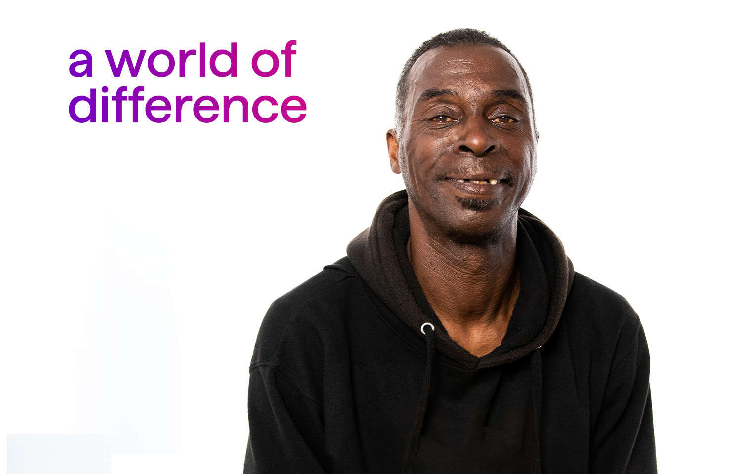 a world of difference video thumbnail potrait of a main